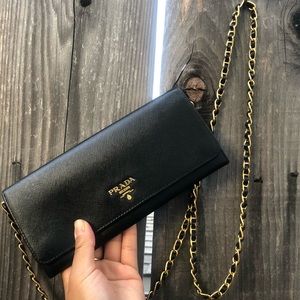 Prada Saffiano Nero WOC
